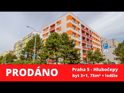 PRODÁNO - byt 3+1 s lodžií, Praha 5 - Hlubočepy, ulice Wassermannova