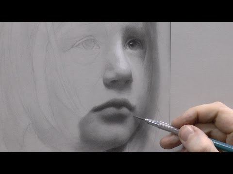 "Static" – Portrait Drawing of a Child, Part 3 of 5