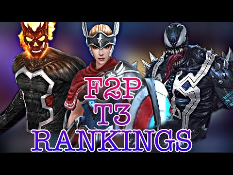 TOP 10 BEST F2P T-3 RANKINGS - MARVEL FUTURE FIGHT