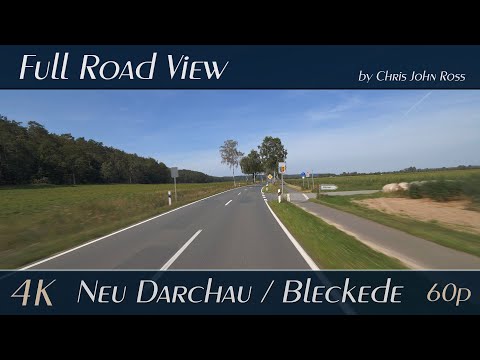 Neu Darchau, Bleckede, Niedersachsen (Lower Saxony), Germany: Katemin, Walmsburg - 4K (2160p/60p)