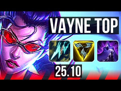 VAYNE vs YASUO (TOP) | 7k comeback, 2000+ games | EUW Grandmaster | 25.10