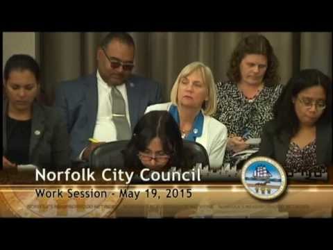 Work 05/19/15 Session - Norfolk City Council