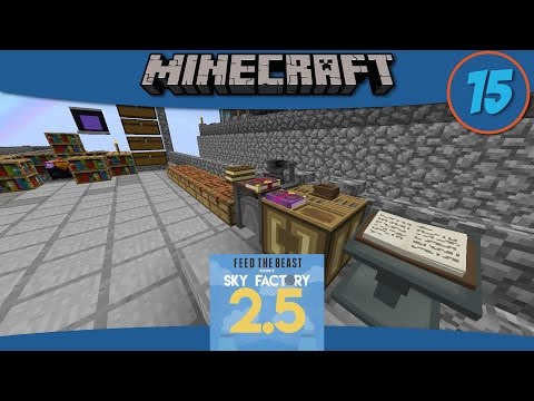 Minecraft Mods: Duplicating Enchanted Books in SkyFactory 2.5 - E15