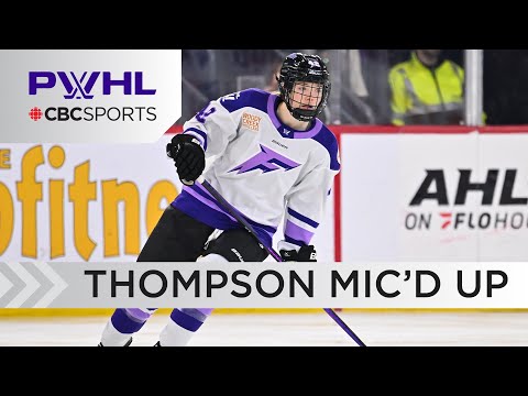 PWHL Mic'd Up: 'Do you want to FIGHT?', Minnesota Frost's Claire Thompson | #CBCSports