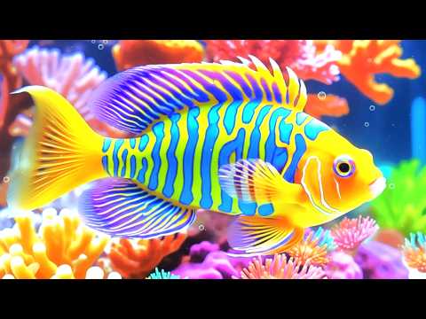 The Best 4K Aquarium - Dive Into The Mesmerizing Underwater Realm, Sea Jellyfish, Coral Reefs