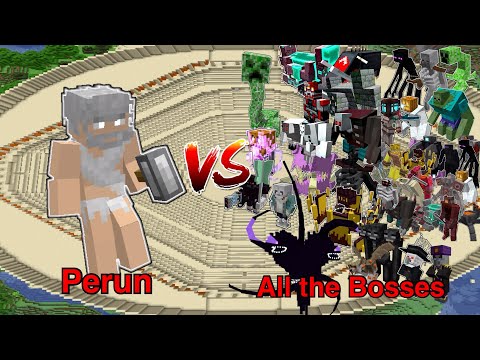 Minecraft |Mobs Battle| Perun (Salmon's Genesis) VS All