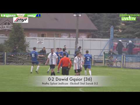 Nafta Splast Jedlicze - Ekoball Stal Sanok 0-2 [BRAMKI, SKRÓT]