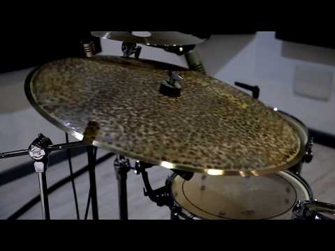 Pasha DVT-RF22 | Dark Vintage Ride Flat 22'' - Demo Video Sample | Pasha Cymbals