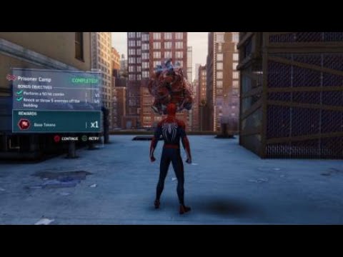 Marvel's Spider-Man Gameplay: Prisoner Camp 50x Combo Objective