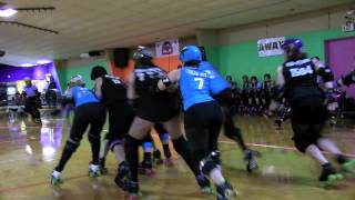 preview picture of video 'roller derby: Marietta @ Rome'