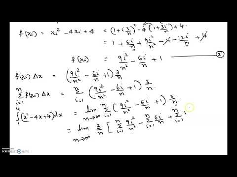 Practice Exam 4 - Calc 1 - 5.2.22 (Evaluating definite integral by Riemann Sum method)