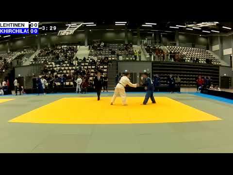 Finnish Judo Open 2018: M21-66: LEHTINEN - KHIRCHILASHVILI