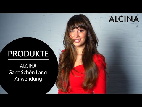 ALCINA GANZ SCHÖN LANG – System-Pflege für lange Haare in der Anwendung