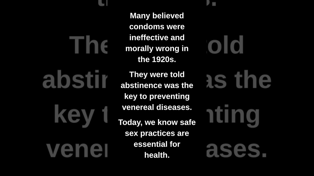 Many believed condoms were ineffective and morally wrong in the 1920s.