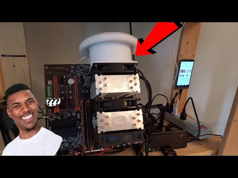 VELOCITY STACK ON A CPU COOLER?! │ Mining Update