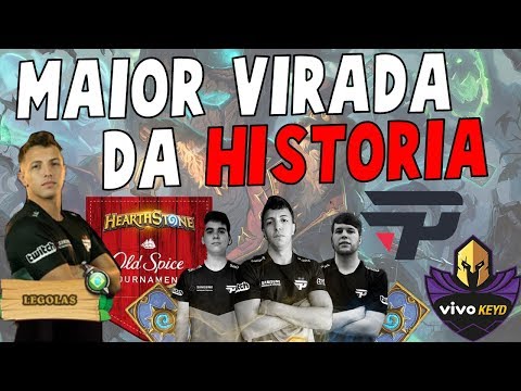 A MAIOR VIRADA DA HISTÓRIA | Legolas e Pain Gaming na Old Spice Hearthstone Tournament