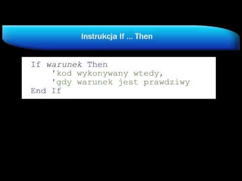Cognity Kurs Excel VBA cz. II - Instrukcje warunkowe i pętle