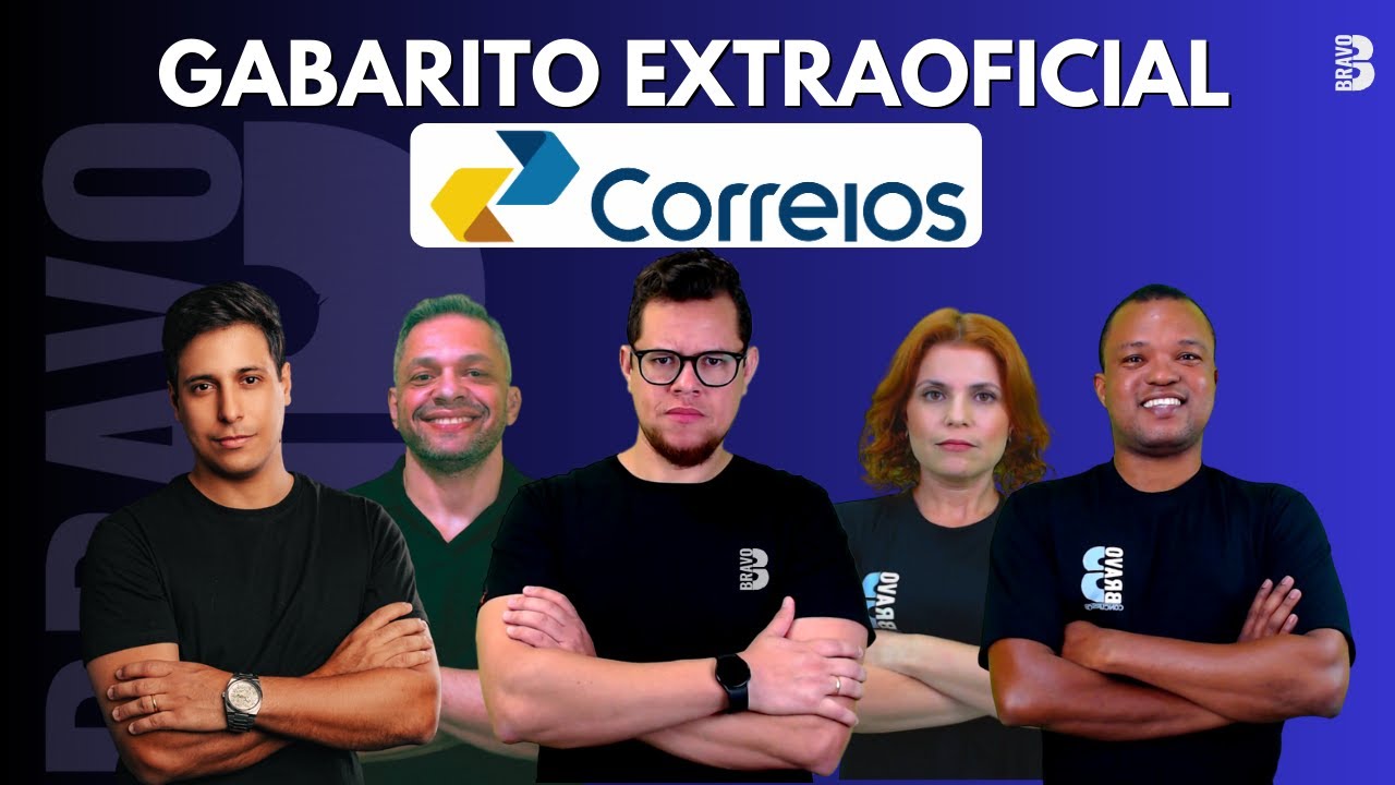 GABARITO EXTRAOFICIAL | CONCURSO DOS CORREIOS 2024