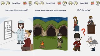 Brain Out 2 - Level 244, 245, 246 Gameplay Solution