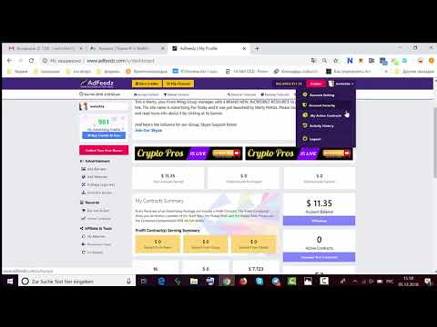 Adfeedz - вывод. ПЛАТИТ! Без вложений! adfeedz.com букс и рекламная площадка.