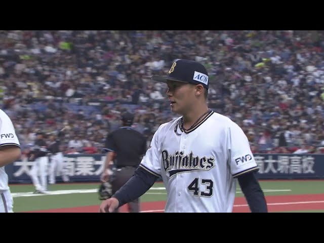 【5回表】見事なピッチング!! バファローズ・山本が5回までホークス打線をノーヒットに抑える!! 2019/4/3 B-H