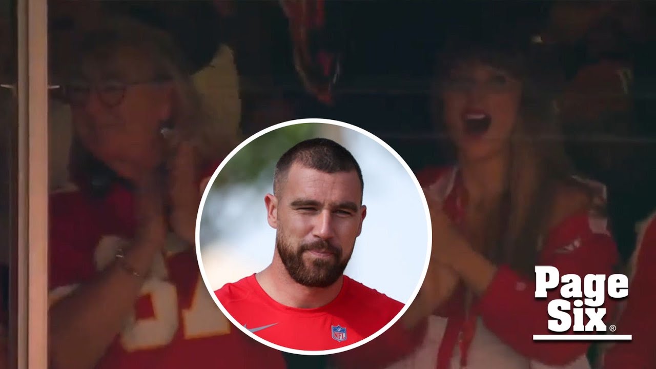 Taylor Swift watches Chiefs game from Travis Kelce’s box as dating buzz intensifies