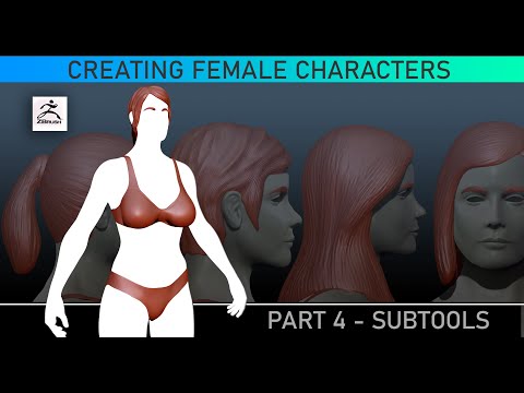 Creating Hair and Clothing in ZBrush