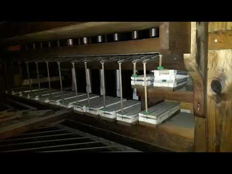 Organy Wilhelma Postela z 1857 r. Traktura pneumatyczna praca