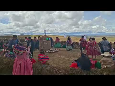 Micaya Aroma La Paz, lunes de carnaval 2026 la población visita a los Camanas en el calvario