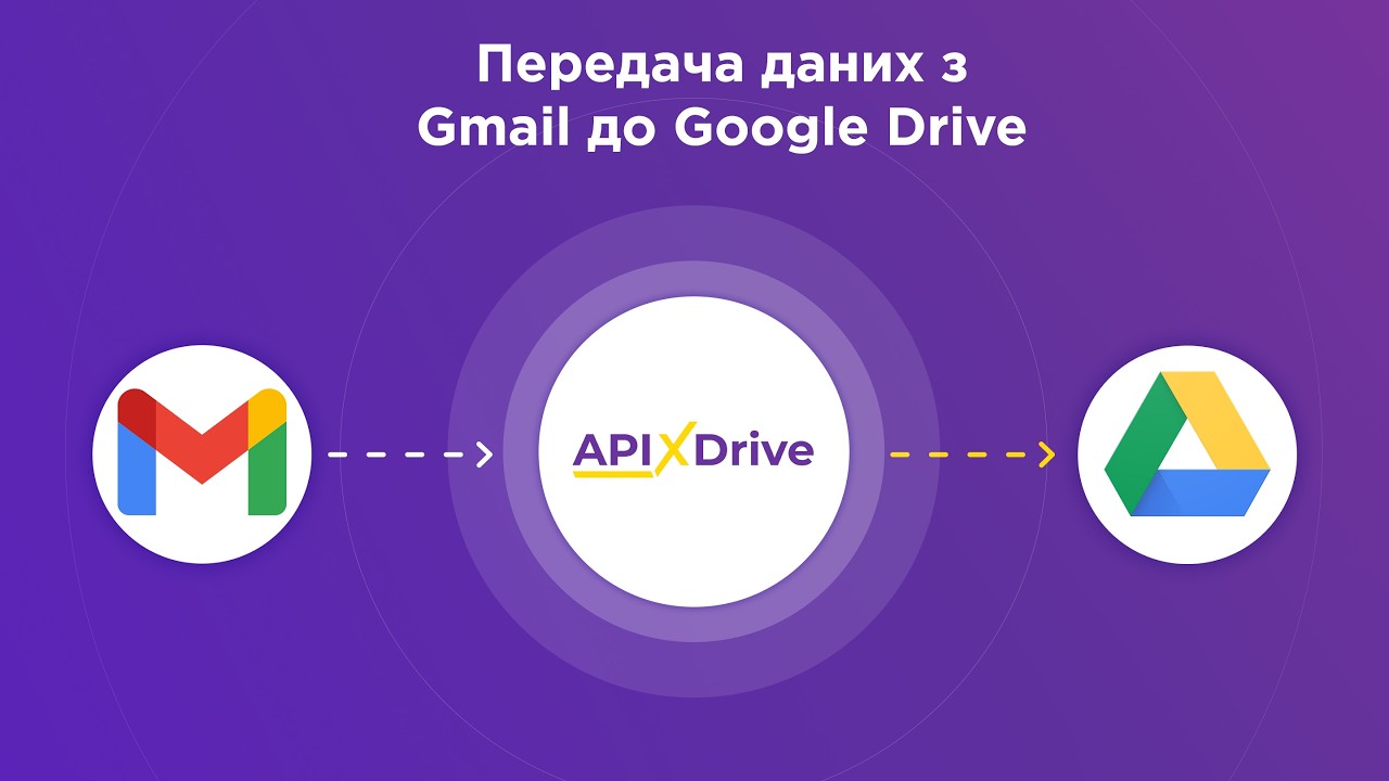  Інтеграція Gmail та Google Drive через ApiX-Drive: Покроковий туторіал
