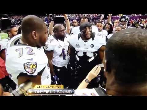 Ravens Ray Lewis Pregame Superbowl XLVII