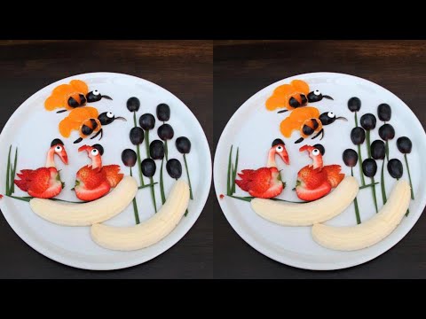 Super Fruits Decoration Ideas - Strawberry,Tangerine,Grapes - Gaye Holud's Fruits Decoration