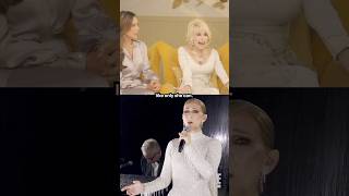 Dolly Parton praising Celine Dion’s comeback performance at Paris Olympics #celinedion #dollyparton