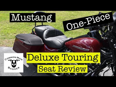 Mustang One-Piece Deluxe Touring Seat REVIEW 79007 on 2020 Street Glide Special BROKEN HEAT ELEMENT