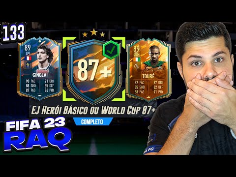 ABRI O PLAYER PICK DE GARANTIA HERÓI BÁSICO OU DA COPA DO MUNDO 87+ E O INACREDITÁVEL ACONTECEU!!