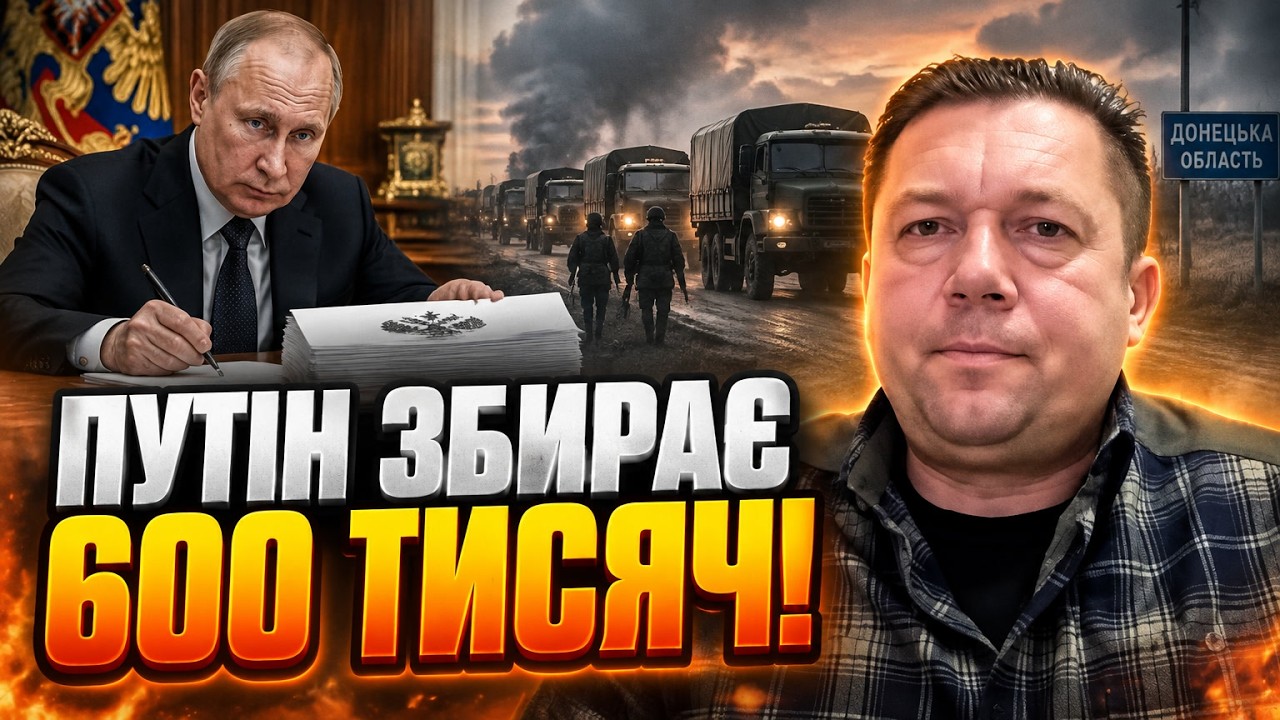 💥Путін підписав новий указ! Прихована мобілізація 600 тисяч не врятує наступ