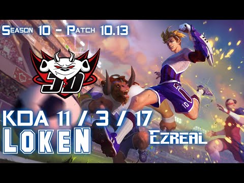 JDG LokeN EZREAL vs APHELIOS ADC - Patch 10.13 KR Ranked
