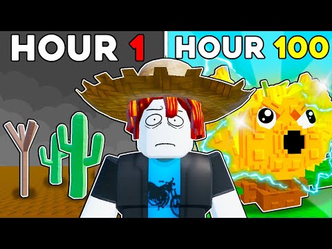 I Spent 100 HOURS in PLANTS VS BRAINROTS