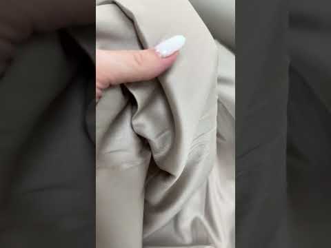 Тенсель-сатин серо-бежевый