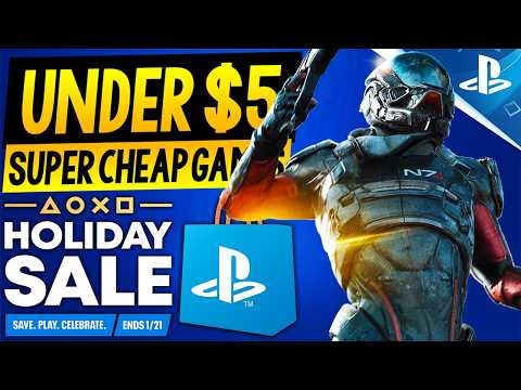 15 GREAT PSN Game Deals UNDER $5! PSN HOLIDAY SALE SUPER CHEAP PS5/PS4 Games