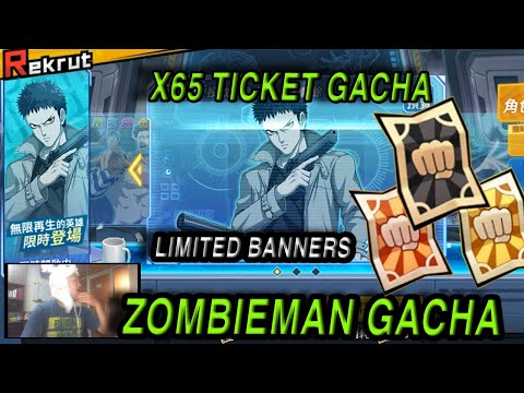 🔥🔥GACHA TOTAL 65 TICKET UNTUK ZOMBIEMAN (LIMITED HERO BANNER) - ONE PUNCH MAN: The Strongest