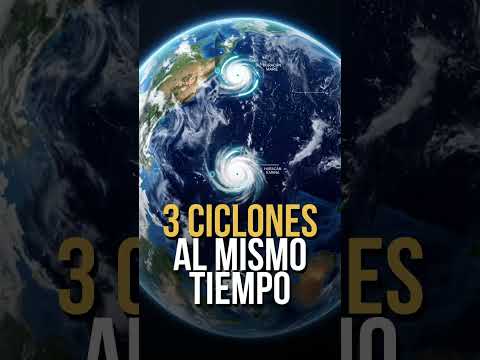 ¡Tres ciclones al mismo tiempo! El impacto gigante de El Niño 🌪️