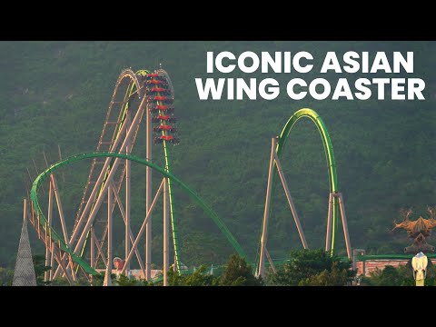 Parrot Coaster Review | China’s First, and Most Famous Wing Coaster | Chimelong Ocean Kingdom