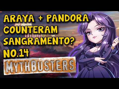 MITOS NO.14 - SERÁ QUE A PANDORA CURA QUANDO O ARAYA LIMPA OS SANGRAMENTOS? - SAINT SEIYA AWAKENING