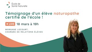 Rencontre avec Rémi, un élève certifié naturopathe de l'école !