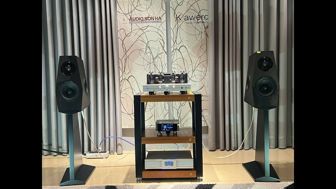 Hệ thống  Kaiser Furioso mini F1 +  Cary Audio SLI-100 + Bluesound NODE ICON