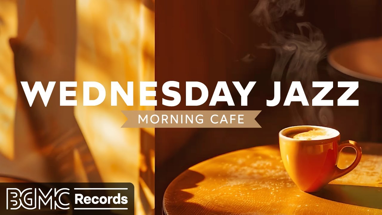 WEDNESDAY JAZZ: Morning Cafe Music - Soft Jazz Playlist & Sweet Bossa Nova - Background Music