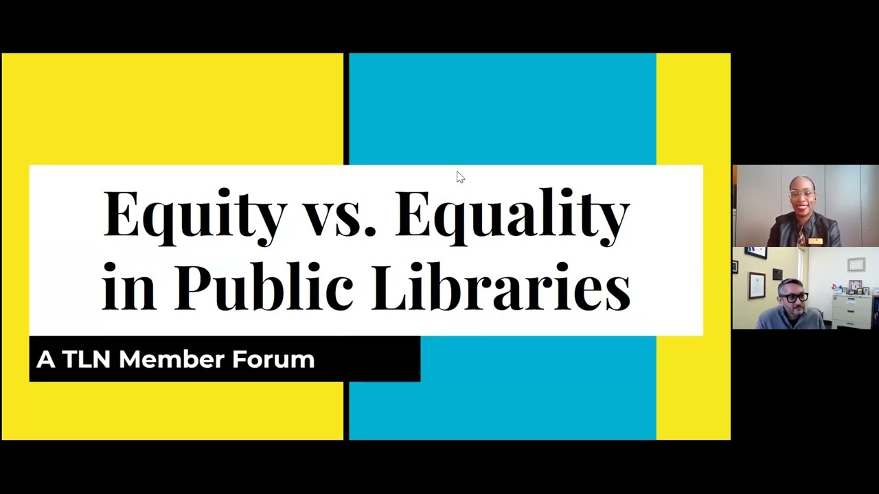 Equity vs Equality in Public Libraries