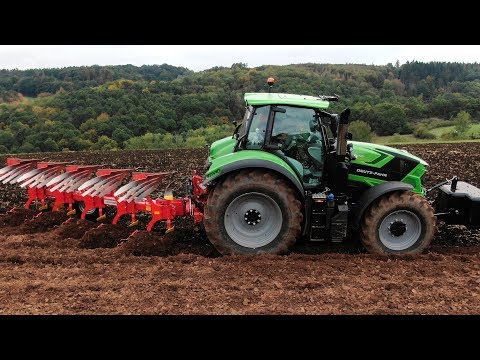 Vorführung Deutz Fahr 6215 TTV Warrior mit Pöttinger Servo 45M plus