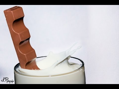 Splash-Shooting mit Milch